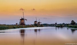 Kinderdijkse molens van Henk Veenstra