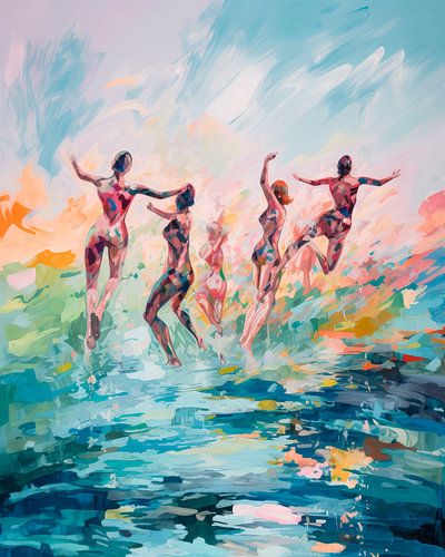 Refreshing Dive into the Sea