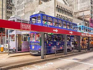 Hongkong tram van Stijn Cleynhens