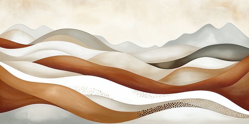 Abstract landscape by Imagine