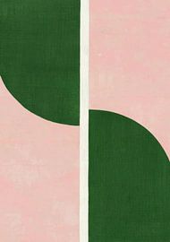 Minimalist green-pastel abstract by Niklas Maximilian