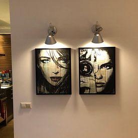 Customer photo: SHUTTER SPEED by LOUI JOVER, on canvas