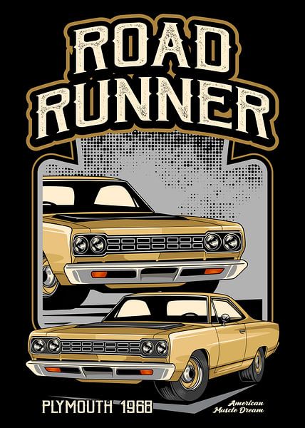Plymouth Road Runner Muscle Car par Adam Khabibi