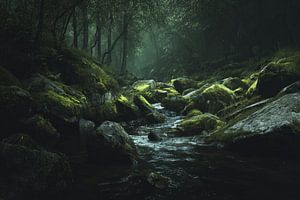Sous le toit vert du silence
