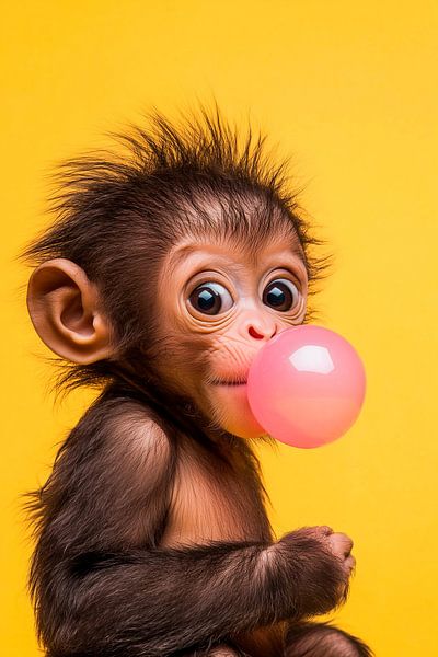 Secretly blowing bubbles by Richards Fine Art