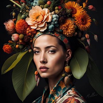 Blooming Beauty : un portrait de la diversité et de la beauté sur Mellow Art