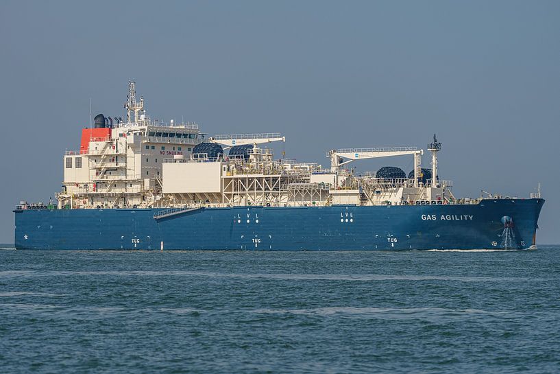 Emerald Green Maritime Gas Agility LNG tanker. by Jaap van den Berg
