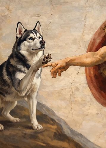 Husky Poster 50x70cm 