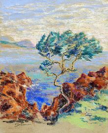 Le Trayas, Landscape of the South, JEAN-BAPTISTE ARMAND GUILLAUMIN, c. 1914 by Atelier Liesjes