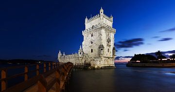 Torre Belem in the blue hour by Frank Herrmann