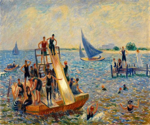 Het vlot, William James Glackens