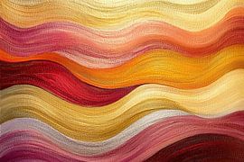 Abstract Waves in Warm Shades by Modern Collection