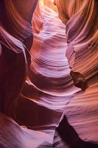 Lila und orange Tönen in Antelope Canyon