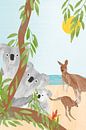 Koala's en kangoeroes van Karin van der Vegt thumbnail