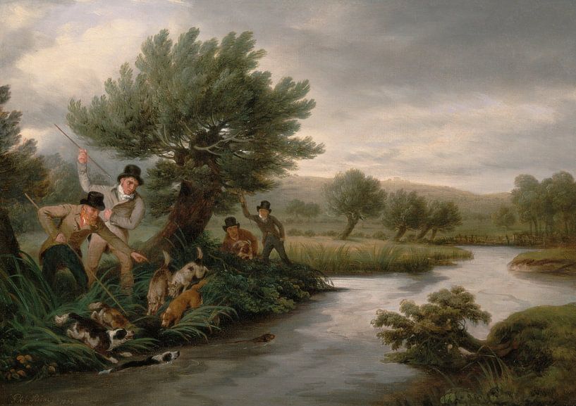 Philip Reinagle~Speaking of the otter by finemasterpiece