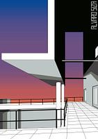 Alvaro Siza 6 - Zonsondergang
