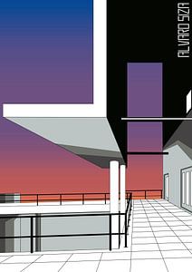 Alvaro Siza 6 - Zonsondergang