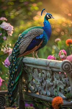 Peacock by Poster Art Shop