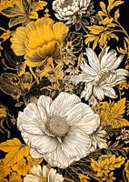 Bloemen botanisch patroon 4 #natuur