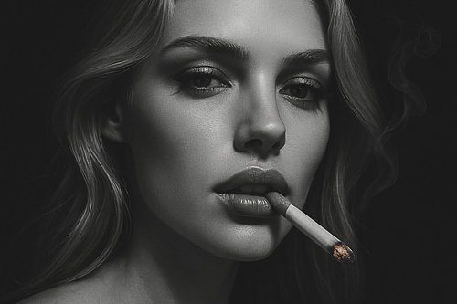 Rook en Schoonheid – Cinematische Portretfotografie