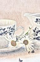 Stilleben mit Blüten