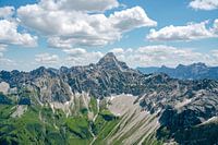 Uitzicht op de Hochvogel in de Allgäuer Alpen