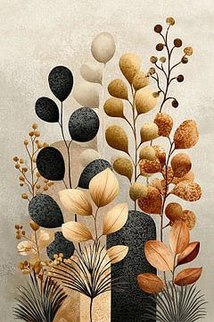 Warm Leafy Embrace by ARTEO Paintings