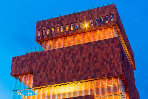 Museum on the river in Antwerp