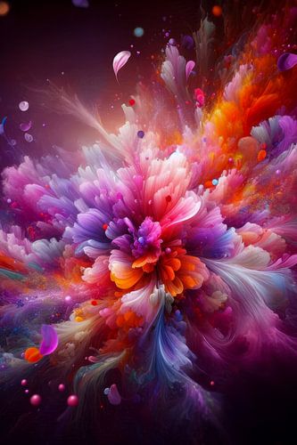 Rêves de fleurs fluides sur Ellen Van Loon