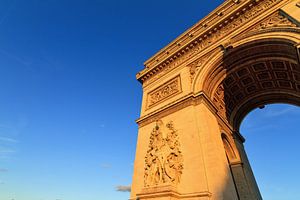 ARc de Triomphe Detail Sonnenuntergang
