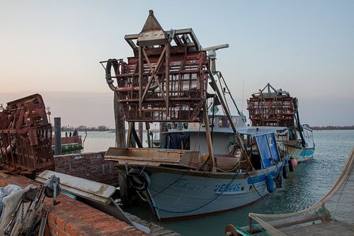 Fischerboot für die Insel Burano