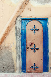 Weathered door in Tan-Tan, Morocco by Ron van der Stappen