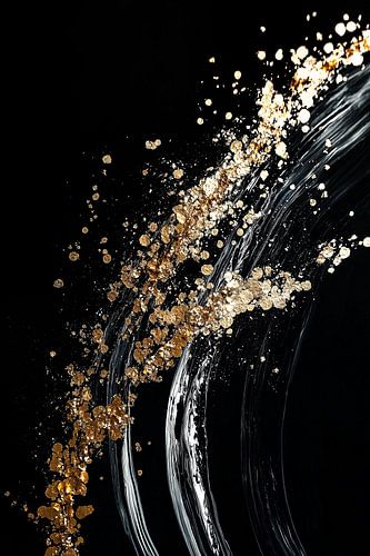 Abstract Alchemy - Midnight Gold VI