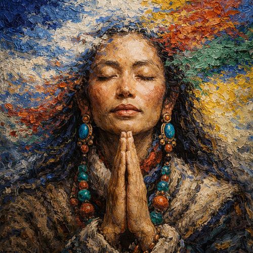 Spiritual Prayerful Woman