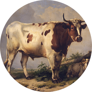 Stier, Eugène Verboeckhoven, 1847 van Atelier Liesjes