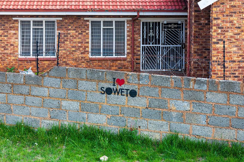 Woning in Soweto van Evert Jan Luchies