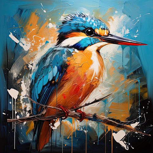 Eisvogel Kunst