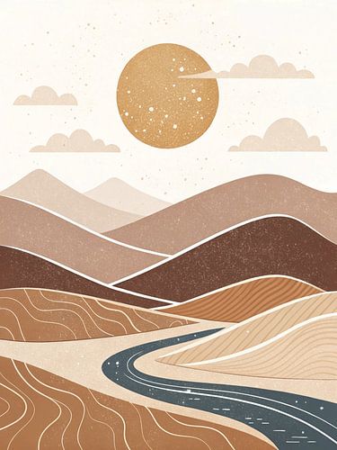 Desert River Serenity