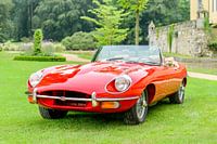 Vorderansicht Jaguar E-Type Roadster Sportwagen
