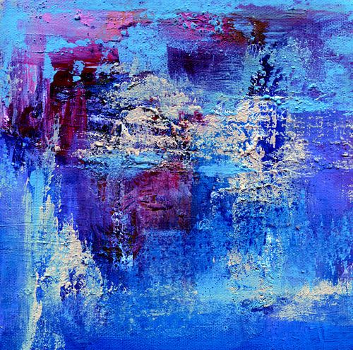 Mystieke kleur blauw
