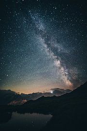 The milky way in the Swiss alps by Hidde Hageman