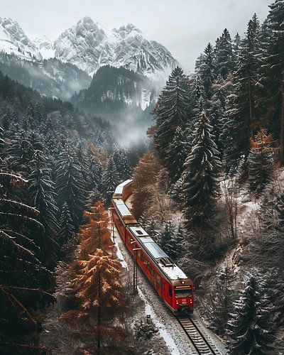 Voyage en train en automne