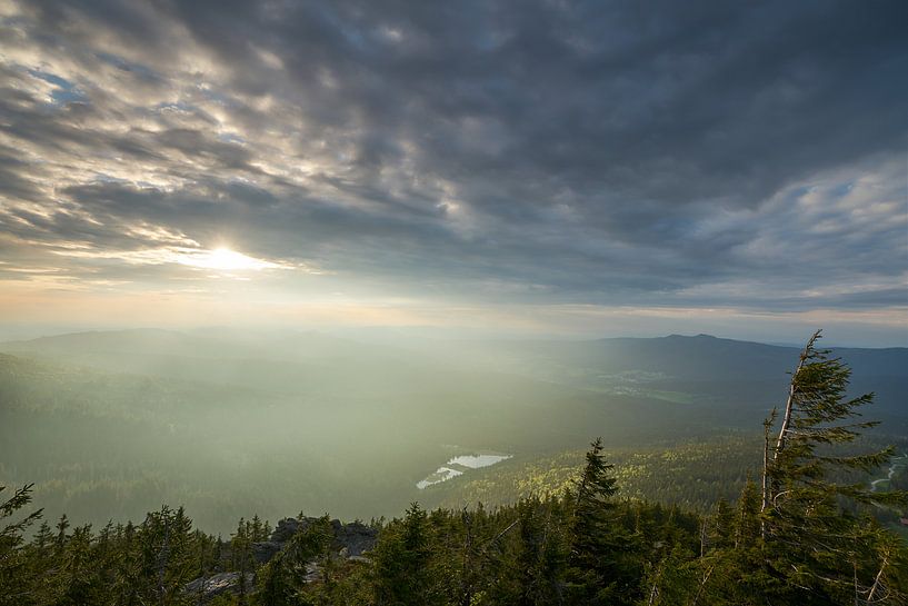 Evening light at the great Arber by Max Schiefele