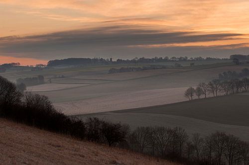 Zonsopkomst boven het Plateau van Ubachsberg