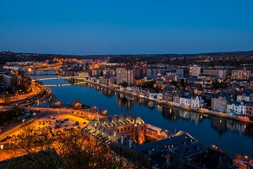 Namur By Night by Bert Beckers