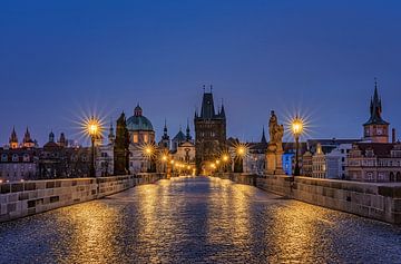 Charles Bridge in Prague by Bea Budai