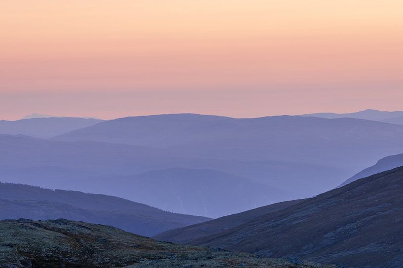 Colourful sunrise in the mountains by Sander Ros