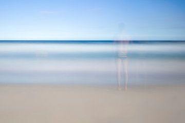 Man at the beach by Rob van Esch