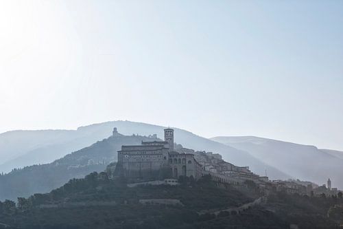 Assisi, St. Franciscus basiliek, een van de belangrijkste Italiaanse religieuze plaatsen