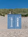 Porträt eines blauen Strandhauses von Mark Bolijn Miniaturansicht